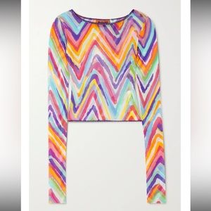 NWT Missoni Mare Mesh Colorful Top